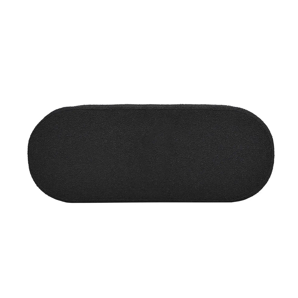 Fuji 49" Upholstered Oval Storage Bench