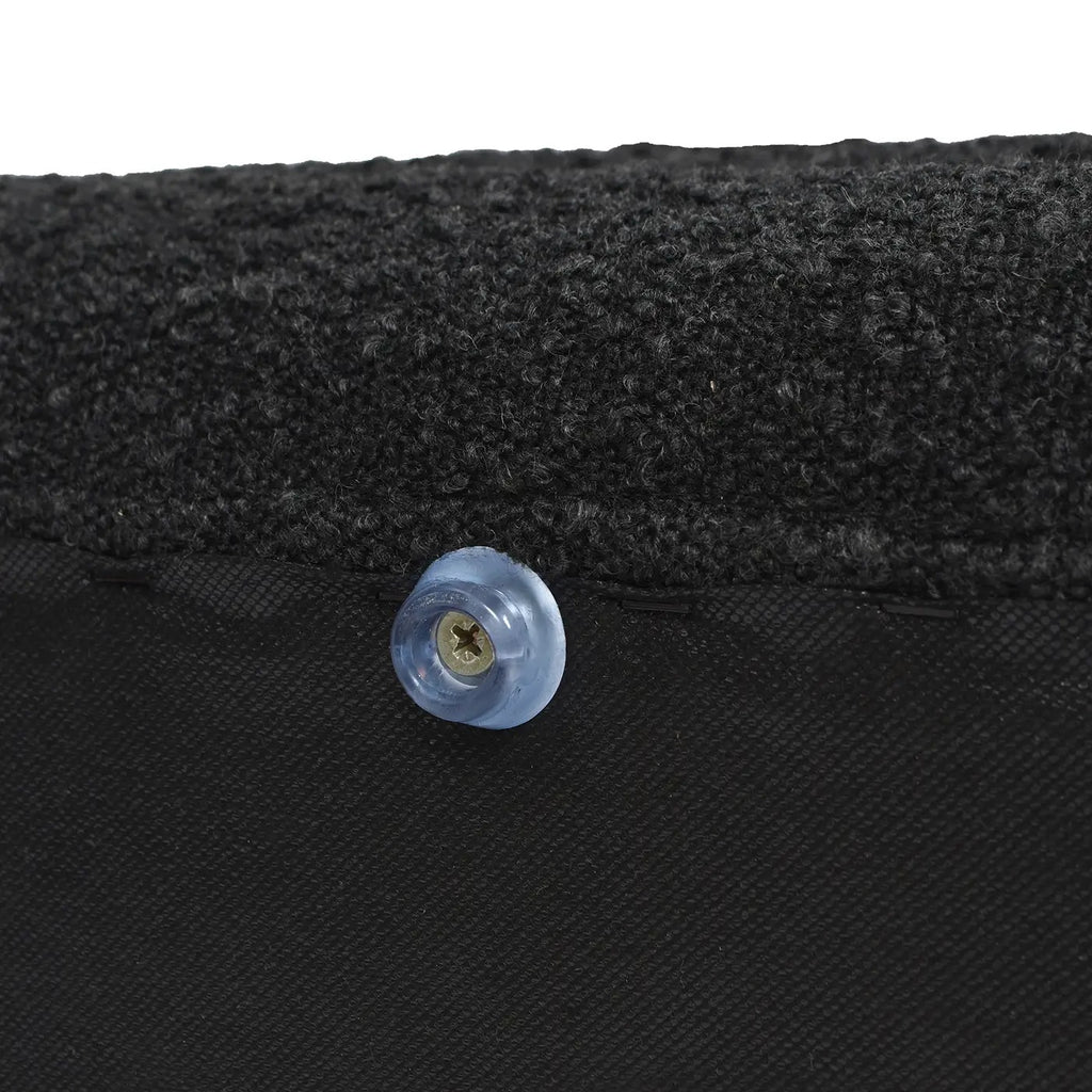 Fuji 49" Upholstered Oval Storage Bench